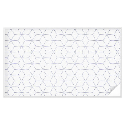 Pellicola per vetri effetto vetrata Rombi viola