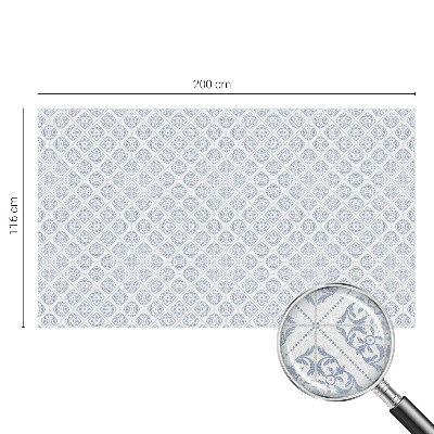 Pellicola per vetri effetto vetrata Rosette delicate