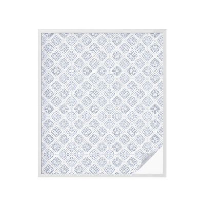 Pellicola per vetri effetto vetrata Rosette delicate