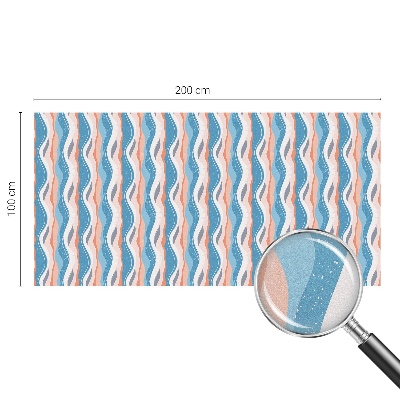 Pellicola adesiva effetto vetrata colorata Ritmo ondulato