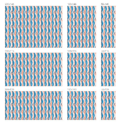 Pellicola adesiva effetto vetrata colorata Ritmo ondulato