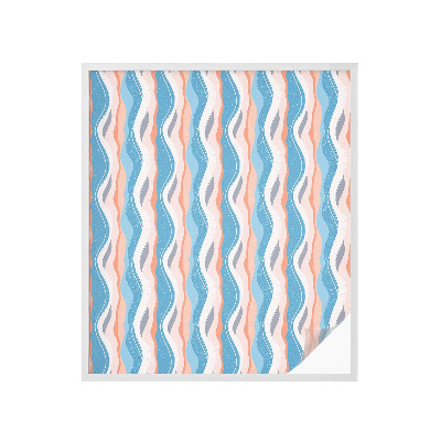 Pellicola adesiva effetto vetrata colorata Ritmo ondulato