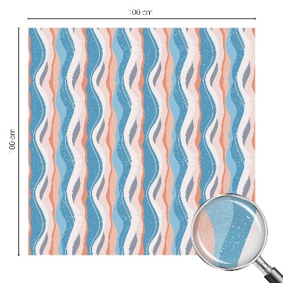 Pellicola adesiva effetto vetrata colorata Ritmo ondulato