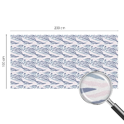 Pellicola per vetri effetto ghiaccio colorato Motivo zebrato