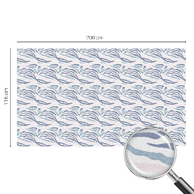 Pellicola per vetri effetto ghiaccio colorato Motivo zebrato