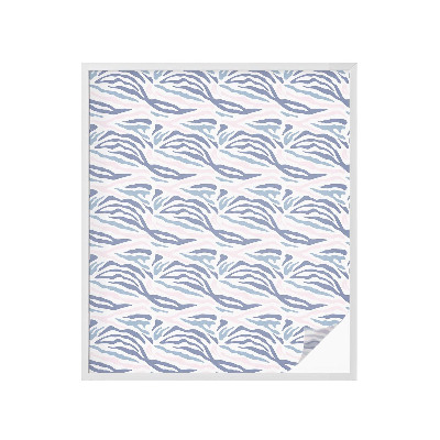 Pellicola per vetri effetto ghiaccio colorato Motivo zebrato