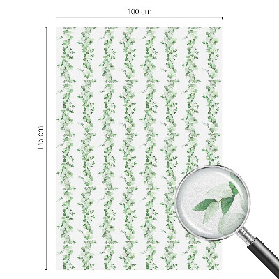 Pellicola per vetri privacy Ghirlande verdi