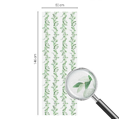 Pellicola per vetri privacy Ghirlande verdi