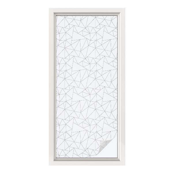 Pellicola adesiva effetto vetrata colorata Motivi geometrici