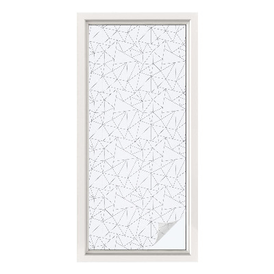 Pellicola adesiva effetto vetrata colorata Motivi geometrici