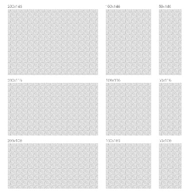 Pellicola decorativa per vetri Forme ondulate