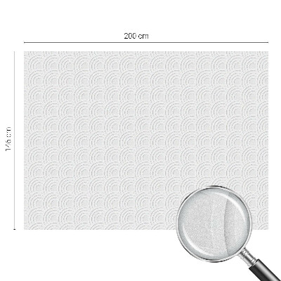 Pellicola per vetri effetto vetrata Archi grigi