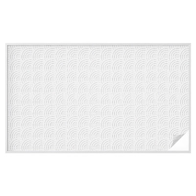 Pellicola per vetri effetto vetrata Archi grigi