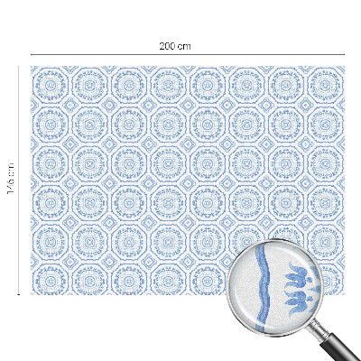 Pellicola per vetri effetto vetrata ornamenti floreali