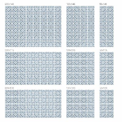 Pellicola per vetri privacy ornamenti floreali