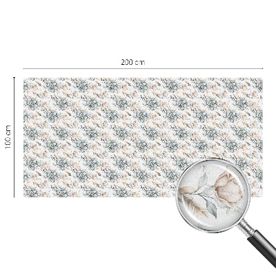 Pellicola per vetri effetto vetrata Eleganza floreale