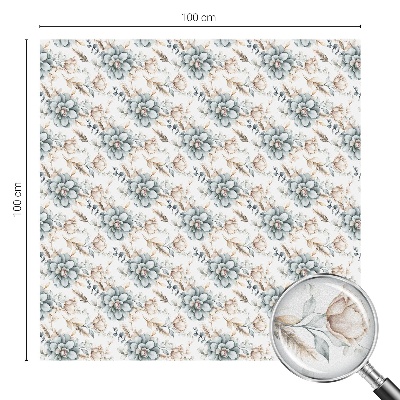 Pellicola per vetri effetto vetrata Eleganza floreale