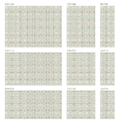 Pellicola per vetri privacy Piastrelle floreali
