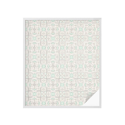 Pellicola per vetri privacy Piastrelle floreali