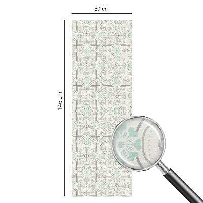 Pellicola per vetri privacy Piastrelle floreali