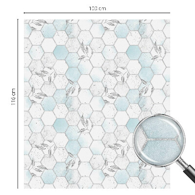 Pellicola decorativa per vetri Piastrelle a foglia