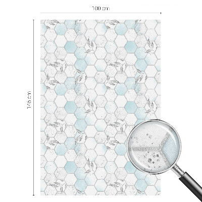 Pellicola decorativa per vetri Piastrelle a foglia