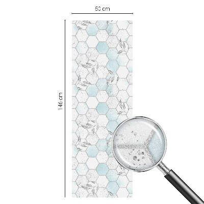 Pellicola decorativa per vetri Piastrelle a foglia