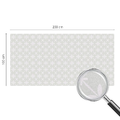 Pellicola per vetri effetto vetrata Simmetria floreale