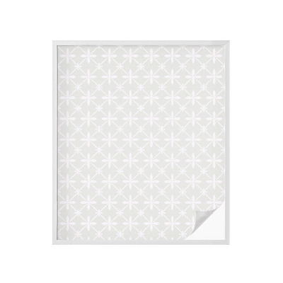 Pellicola per vetri effetto vetrata Simmetria floreale