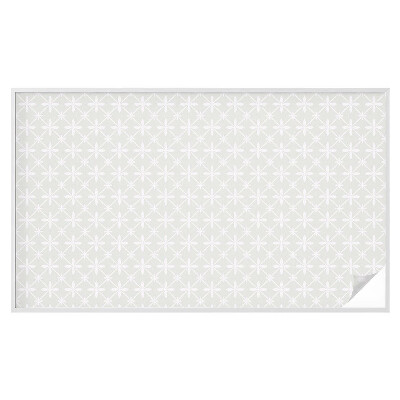 Pellicola per vetri effetto vetrata Simmetria floreale