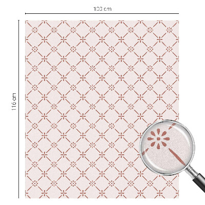 Pellicola adesiva effetto vetrata colorata Motivi floreali