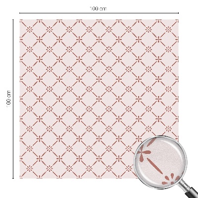 Pellicola adesiva effetto vetrata colorata Motivi floreali