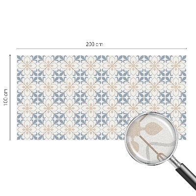 Pellicola per vetri effetto vetrata Bellezza floreale