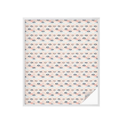 Pellicola per vetri effetto ghiaccio colorato Modello a ventaglio