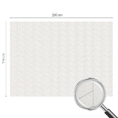 Pellicola per vetri privacy Treccia geometrica