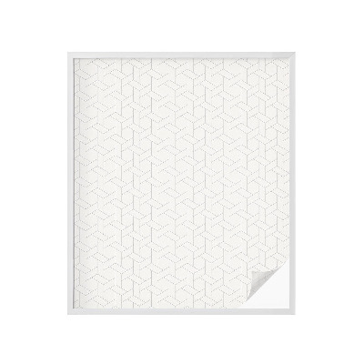 Pellicola per vetri privacy Treccia geometrica