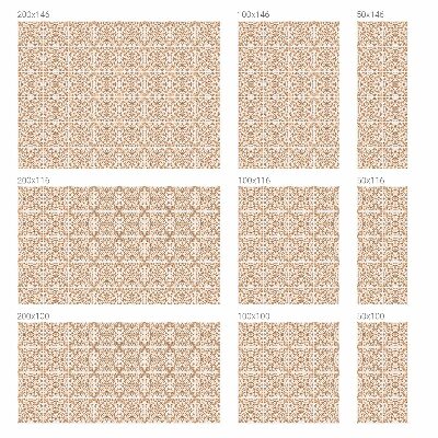 Pellicola decorativa per vetri Ornamento classico