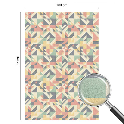 Pellicola per vetri effetto vetrata L'energia della geometria