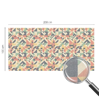 Pellicola per vetri effetto vetrata L'energia della geometria