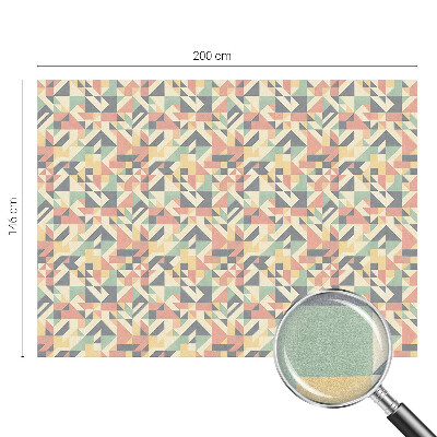 Pellicola per vetri effetto vetrata L'energia della geometria