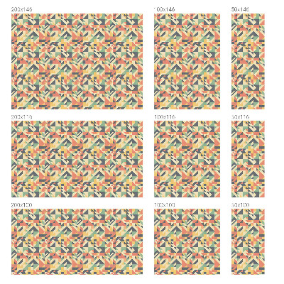 Pellicola per vetri effetto vetrata L'energia della geometria