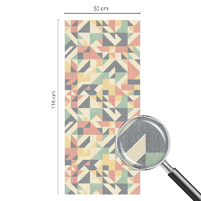 Pellicola per vetri effetto vetrata L'energia della geometria