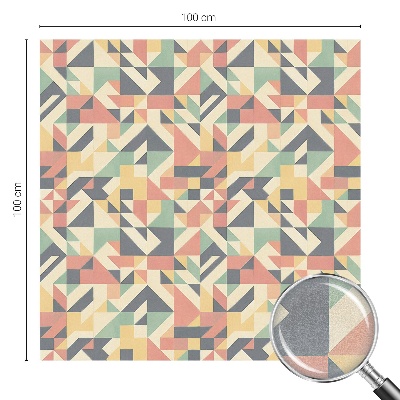 Pellicola per vetri effetto vetrata L'energia della geometria