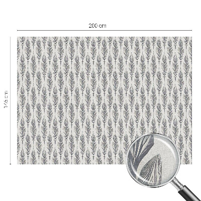 Pellicola adesiva effetto vetrata colorata Piume eleganti