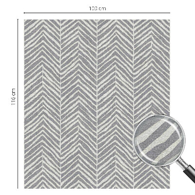 Pellicola per vetri effetto ghiaccio colorato Motivo a zigzag