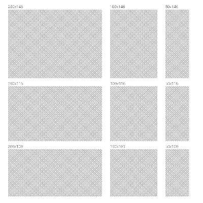 Pellicola per vetri effetto ghiaccio colorato Motivo geometrico