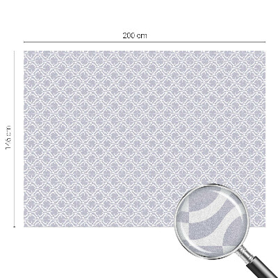 Pellicola per vetri privacy Simmetria viola