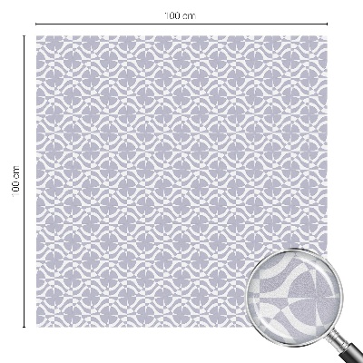 Pellicola per vetri privacy Simmetria viola