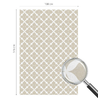 Pellicola decorativa per vetri Foglie geometriche