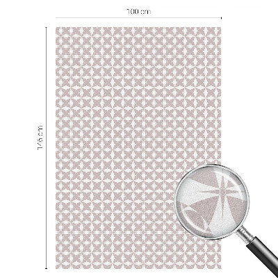 Pellicola per vetri effetto ghiaccio colorato Geometria dell'armonia